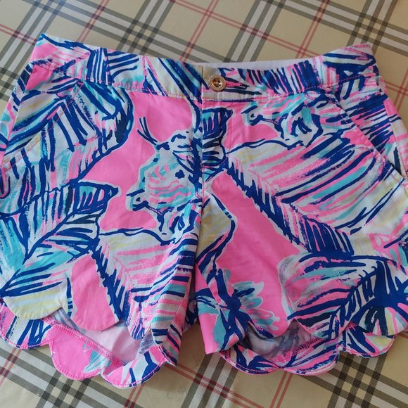 Lilly Pulitzer The Buttercup Short Shorts Size 0 - Picture 1 of 6